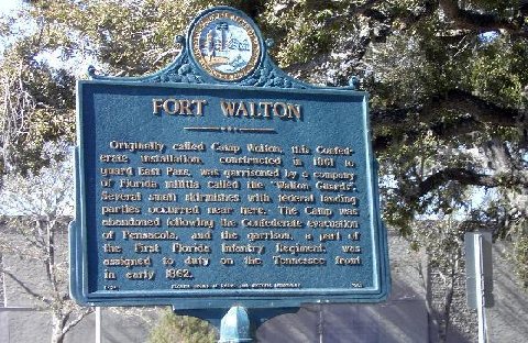 The origin of historic Fort Walton Beach, Florida.